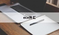 ecn外汇(ecn外汇是什么意思)